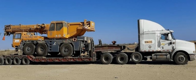 Transporte de maquinaria